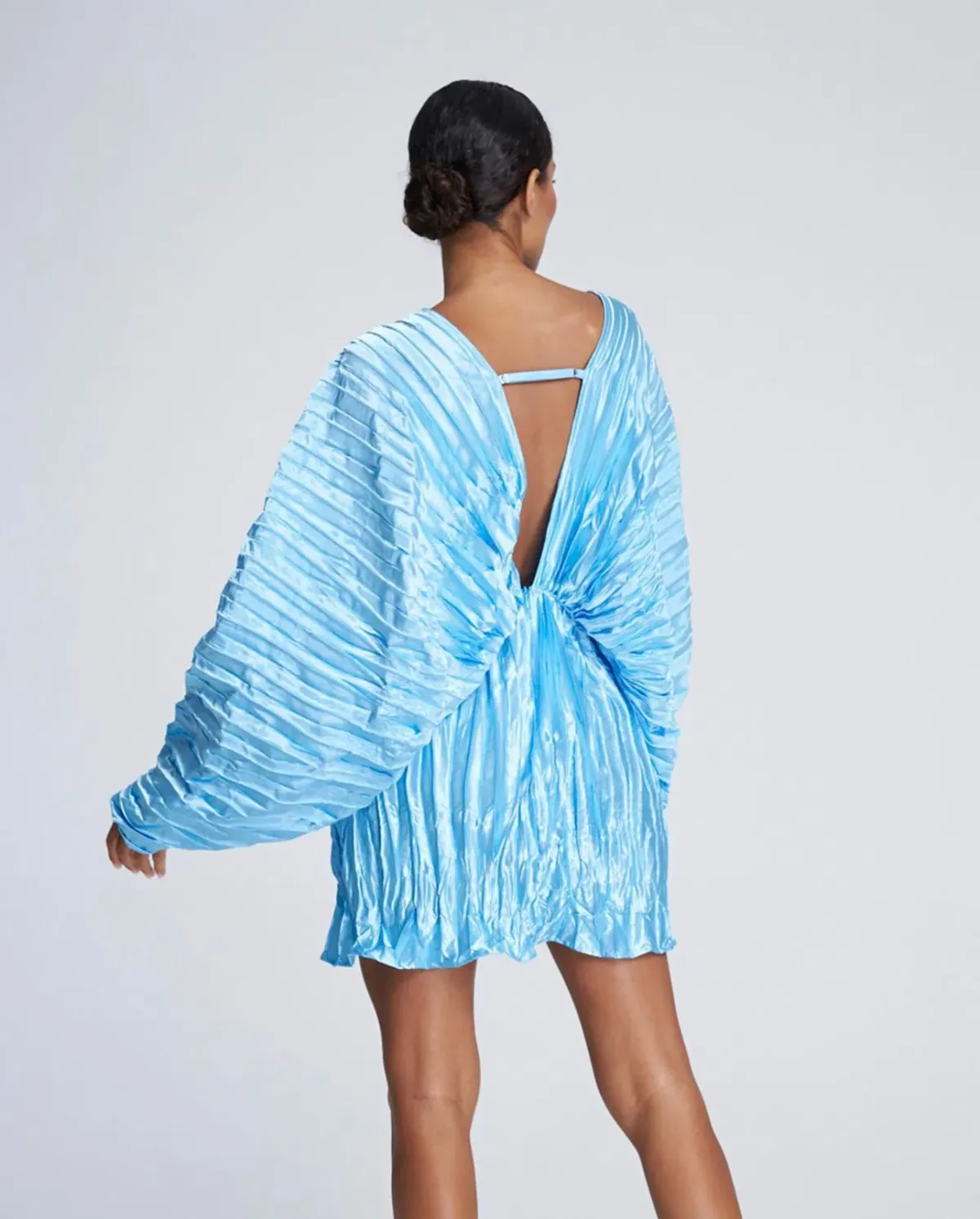 L’Idée Deluxe De Luxe Mini Dress Gown Sky Blue Size 10  - Image 3