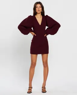Mossman See You Again Dress Wine Size 14 for rent on The Volte - image 1
