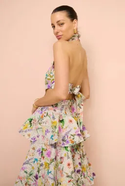 Aqua Blu Heather Dress in Jardine Floral Print Size 6 for rent on The Volte - image 3