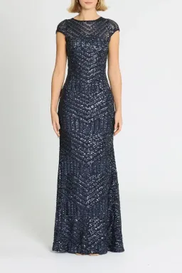 L'amour Grace Gown Navy Size AU 8 for rent on The Volte - image 1