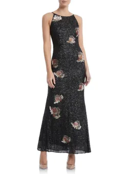 Moss and Spy Greta Gown Black Size AU 12 for rent on The Volte - image 1