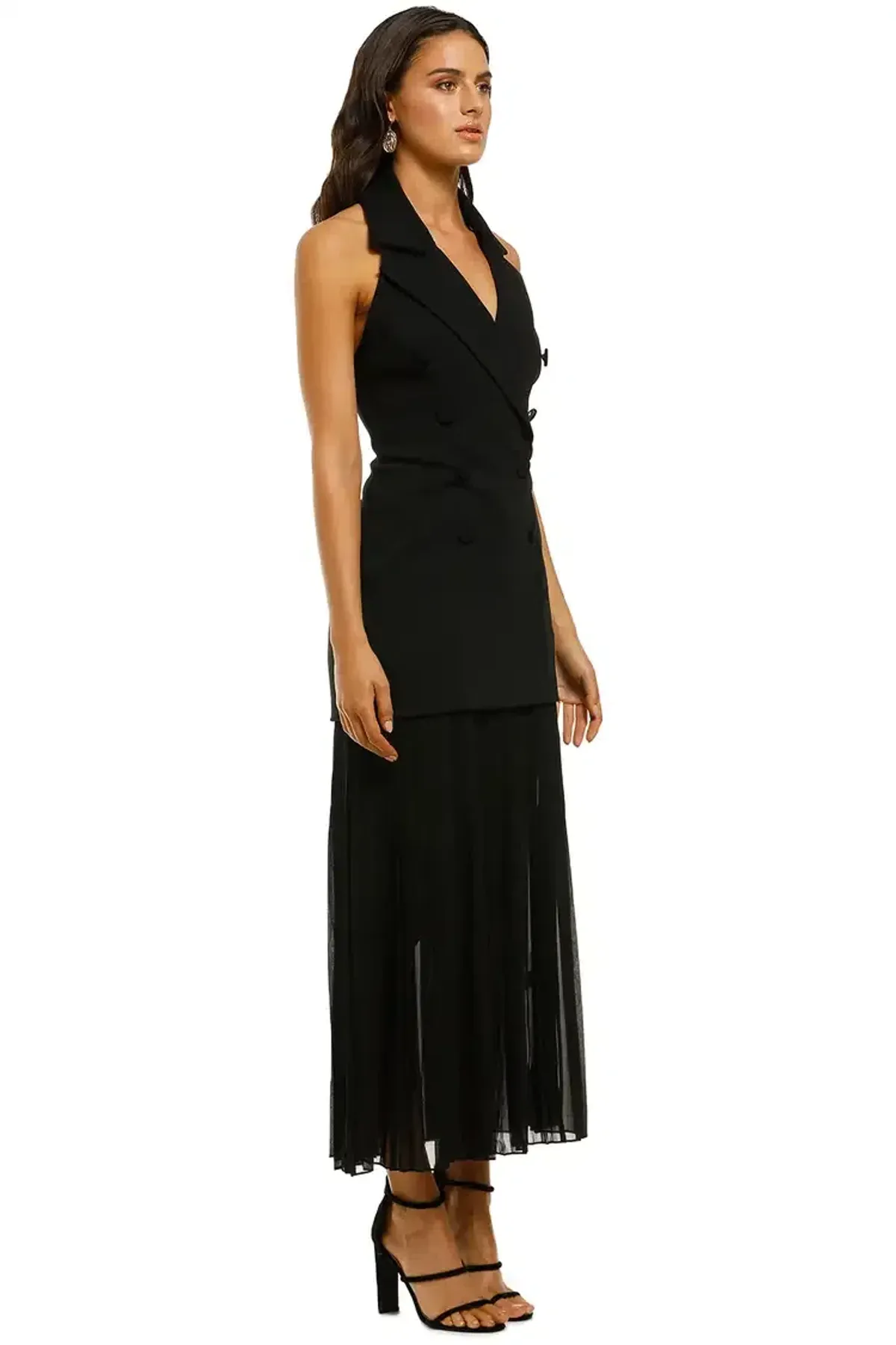 MISHA Sammiah Dress Black Size AU 14 - Image 2