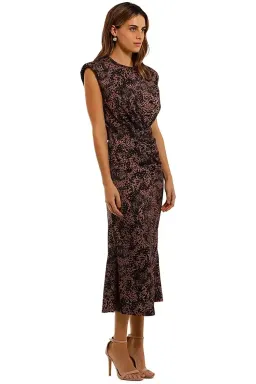 MISHA Carlina Dress Print Size 10 for rent on The Volte - image 1