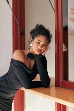 Effie Kats Margot Maxi Dress Black Size 8  for rent on The Volte - image 2