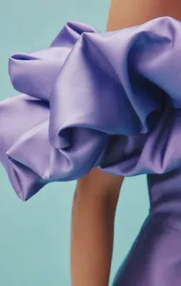 Alemais Suzi Off Shoulder Midi Dress Violet Size 8 for rent on The Volte - image 5