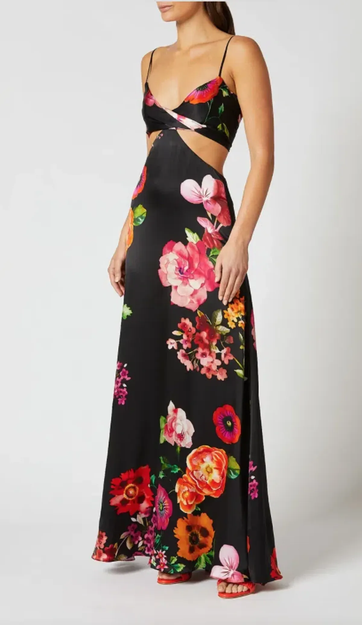 Scanlan and Theodore Silk Floral Print Dress Floral Size AU 12 - Image 2