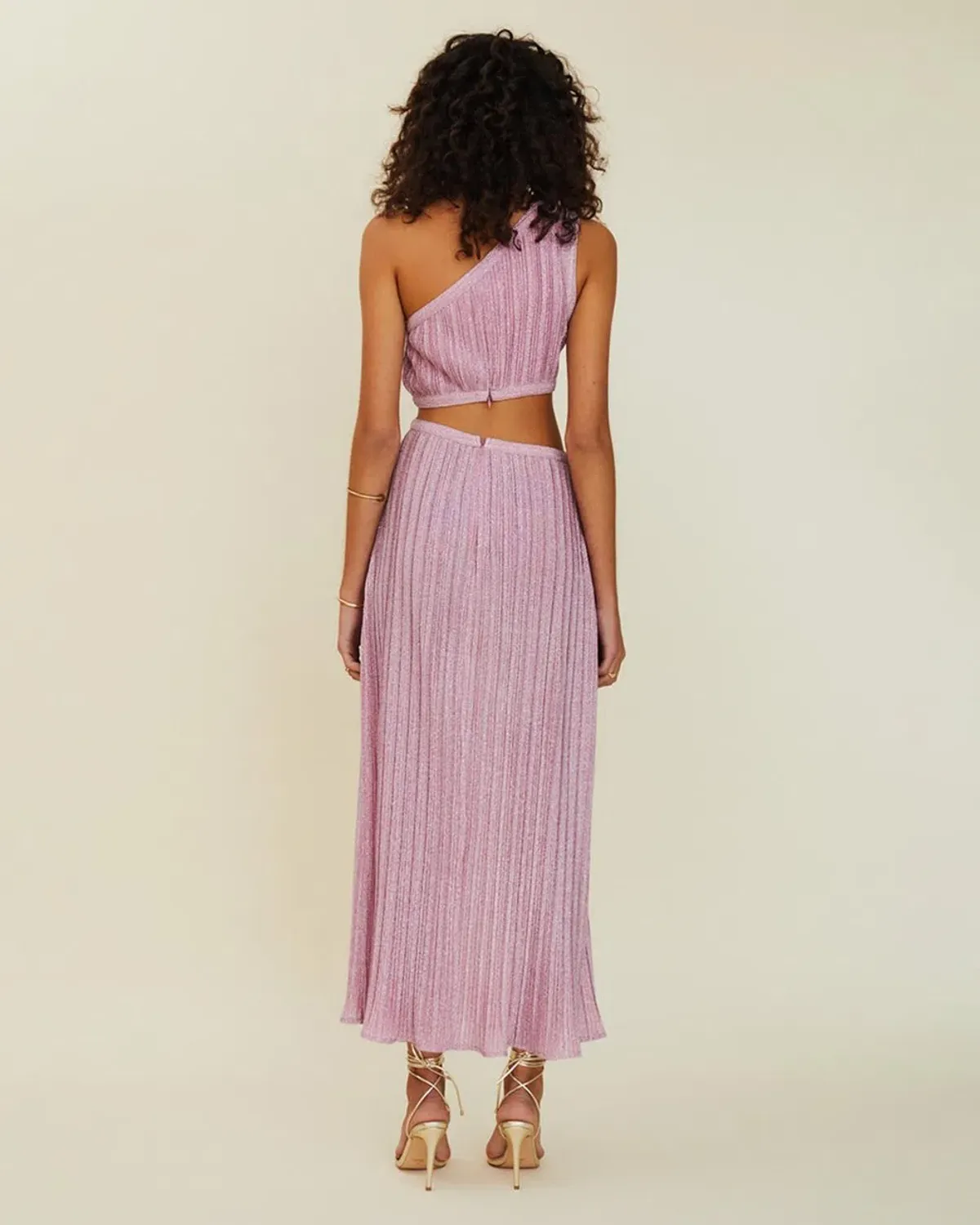 Suboo Mars Sleeveless Cut-out Maxi Dress Pink Size 6 - Image 2