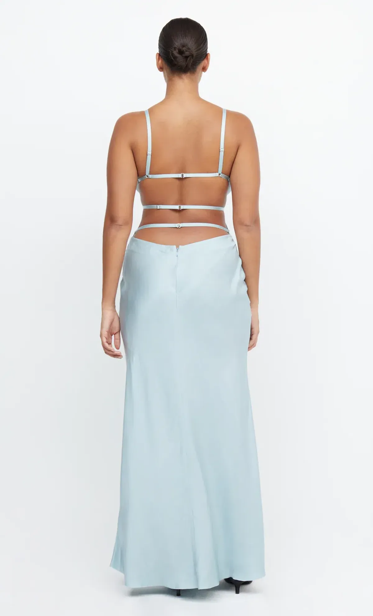 Bec & Bridge Diamond Days Strap Maxi Dress in Cloud Blue Size 12 - Image 3