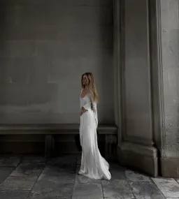 Bec & Bridge Naomi Long Sleeve Cut Out Dress in Ecru Size 8 for rent on The Volte - image 6