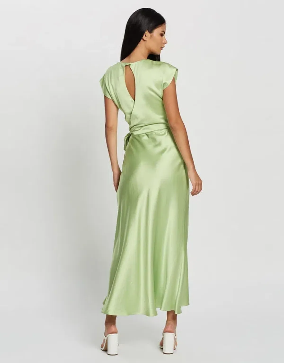 Bec & Bridge Apple Eyes Wrap Midi Dress Green Size 8  - Image 2