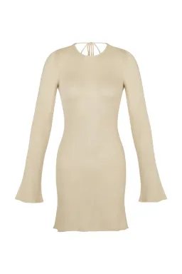 Flook The Label Elysia Mini Dress in Vanilla Size S / AU 8 for rent on The Volte - image 2