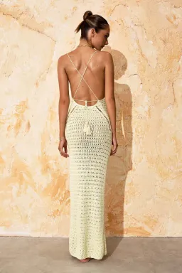 Flook The Label Sima Dress in Lemon Size S / AU 8 for rent on The Volte - image 3