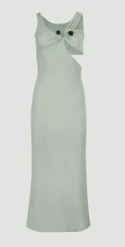 Christopher Esber Disconnect S Buckle Split Dress Mint Size 8 for rent on The Volte - image 1