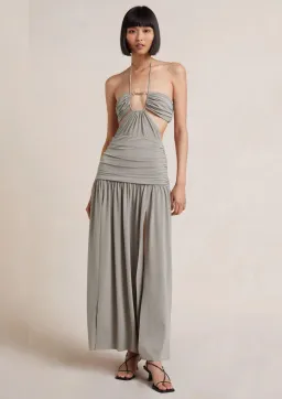 Bec & Bridge Adaline Cut Out Maxi Dress Taupe Size 8 for rent on The Volte - image 1