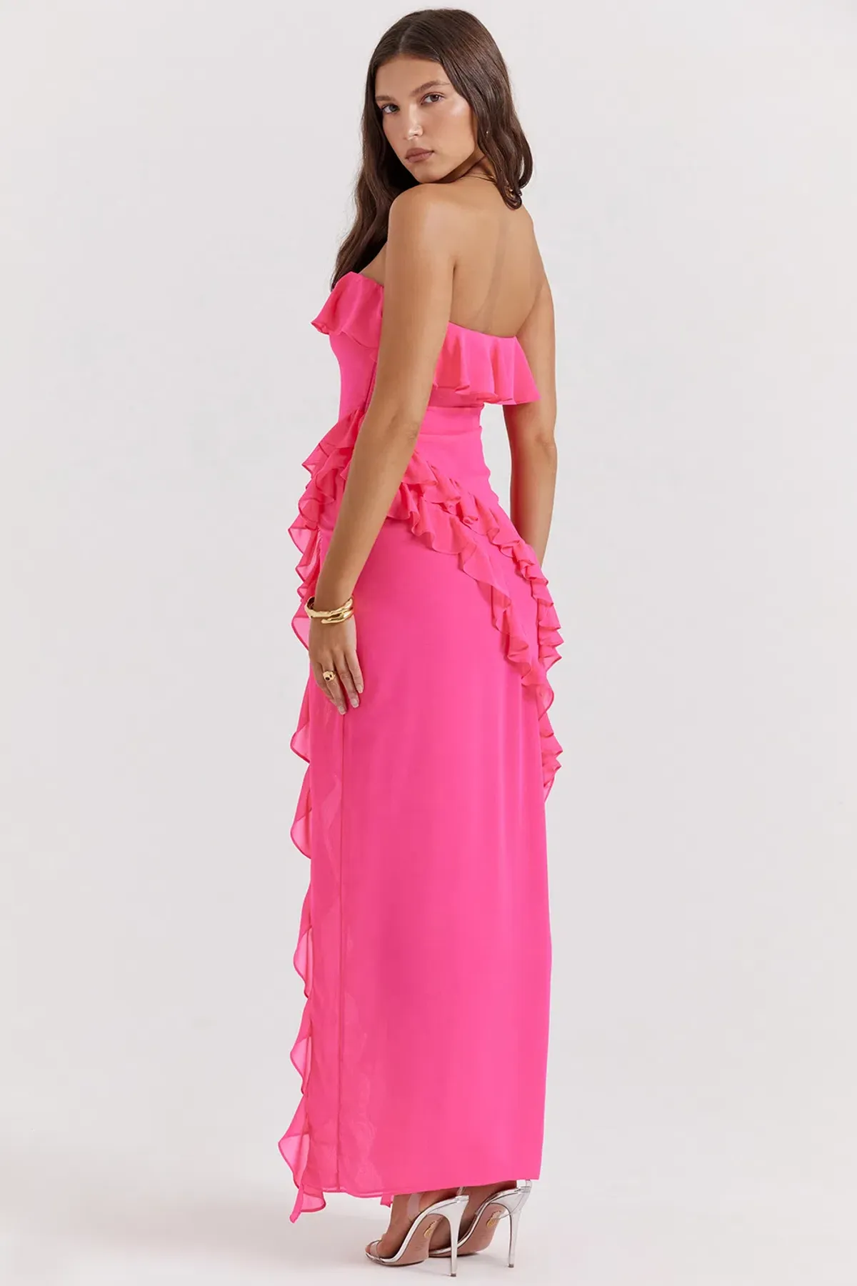House of CB Sarina Dress Pink Size M/AU 10 - Image 4