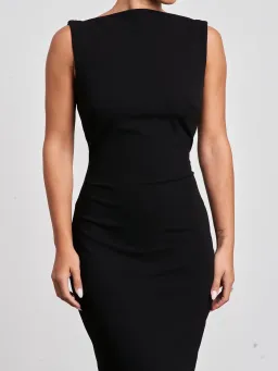 Effie Kats Verona Gown Black Size M / AU 10 for rent on The Volte - image 2