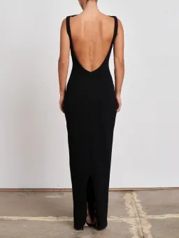 Effie Kats Verona Gown Black Size M / AU 10 for rent on The Volte - image 3
