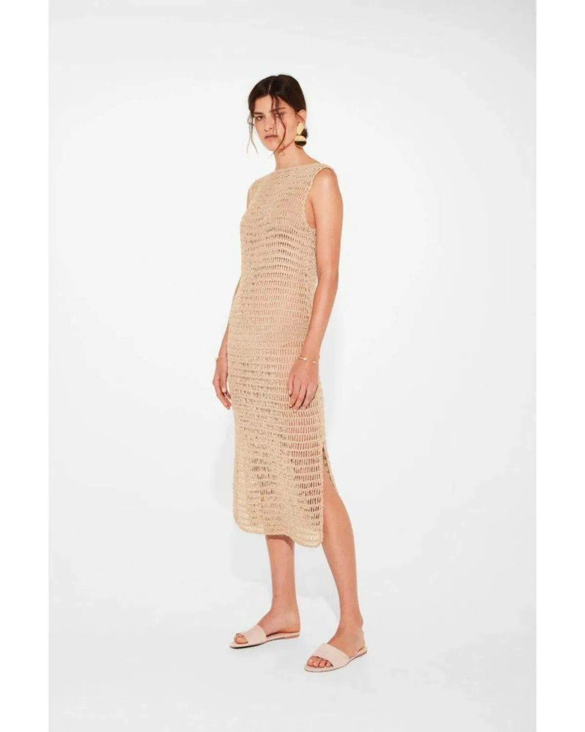 Sir The Label Edie Maxi Dress Nude Size 2 / AU 10 - Image 1