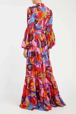 Rebecca Vallance Positano Kaftan Print Size 8 for rent on The Volte - image 2