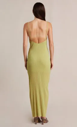 Bec & Bridge Plisse Maxi Dress Green Size 6 for rent on The Volte - image 1