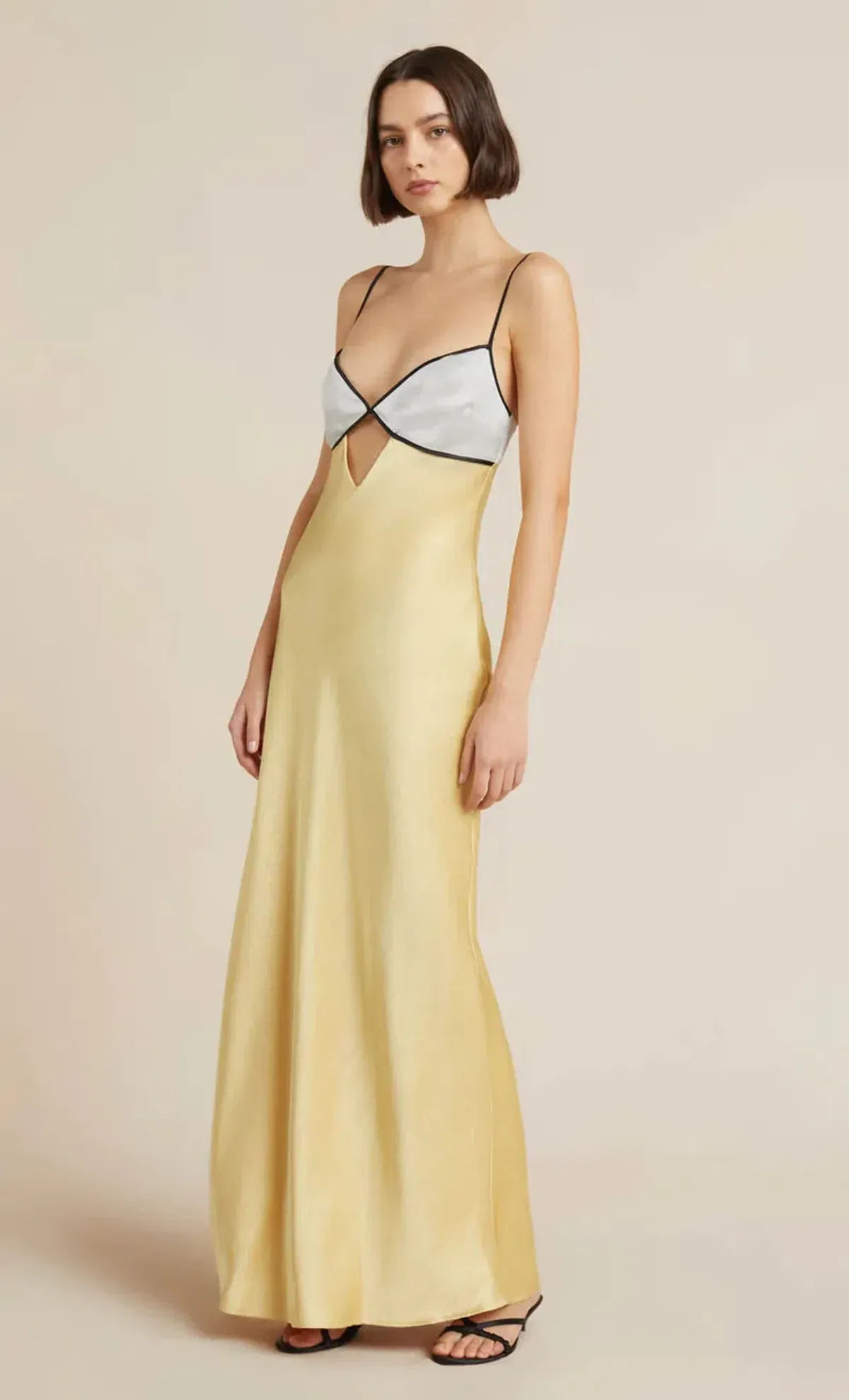 Bec & Bridge Nadia Maxi Dress Multi Yellow Size 10 - Image 2