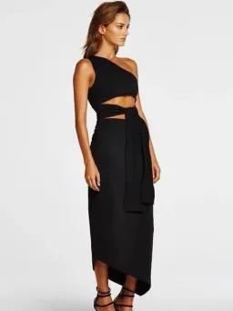 Maurie & Eve After Midnight Dress In Black Size 8  for rent on The Volte - image 1