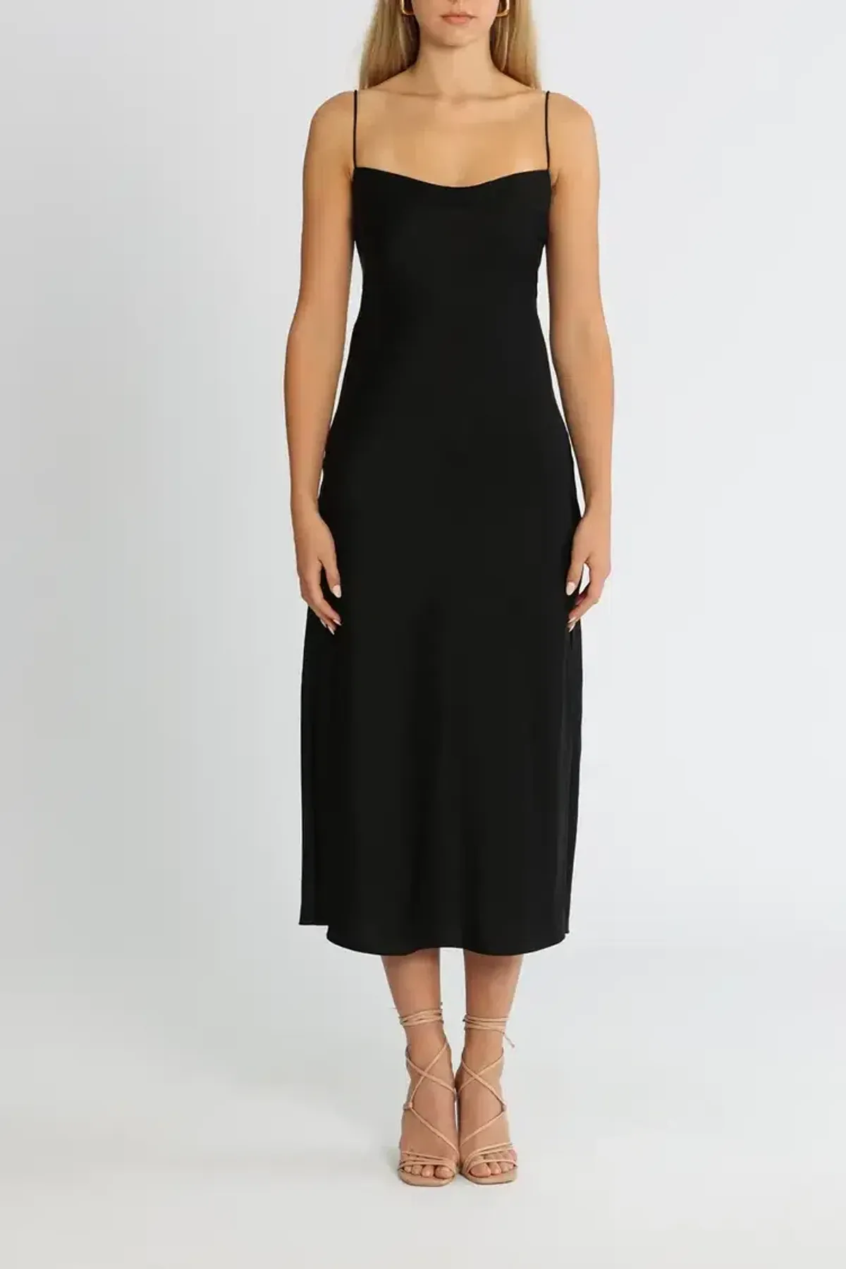 Clea Estelle Slip Dress Black Size 6 - Image 1