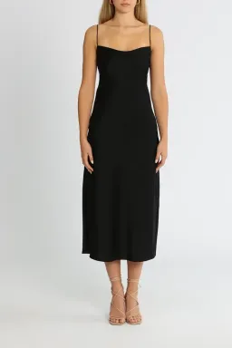 Clea Estelle Slip Dress Black Size 6 for rent on The Volte - image 1