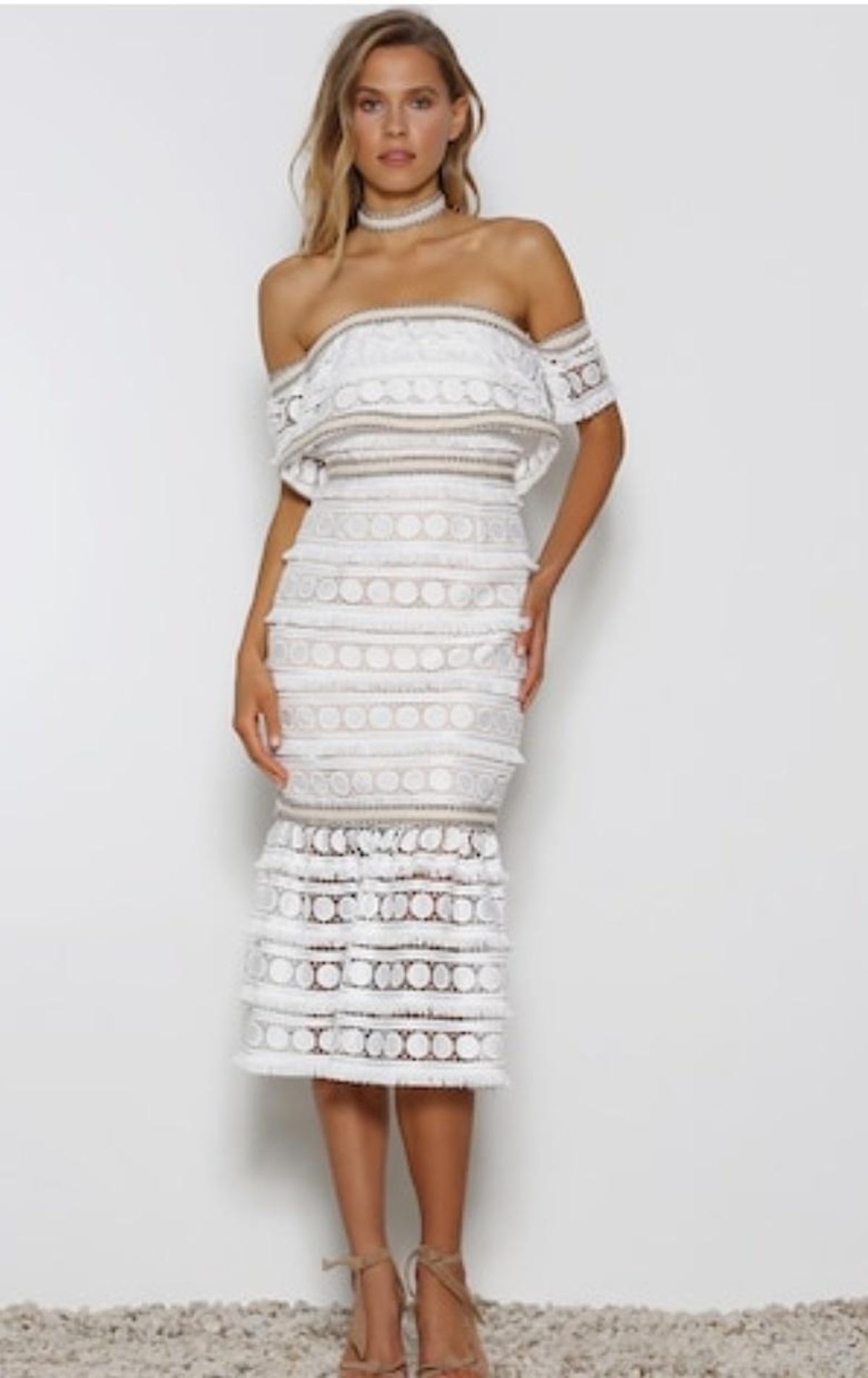 MIDSUMMER NIGHT MIDI DRESS - Image 1