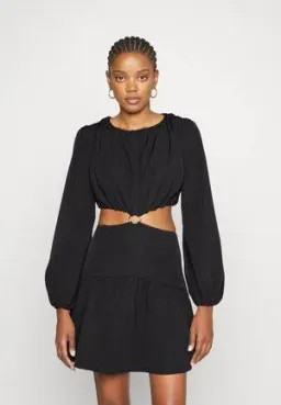 Mossman Streamline Mini Dress Black Size 6 for rent on The Volte - image 6