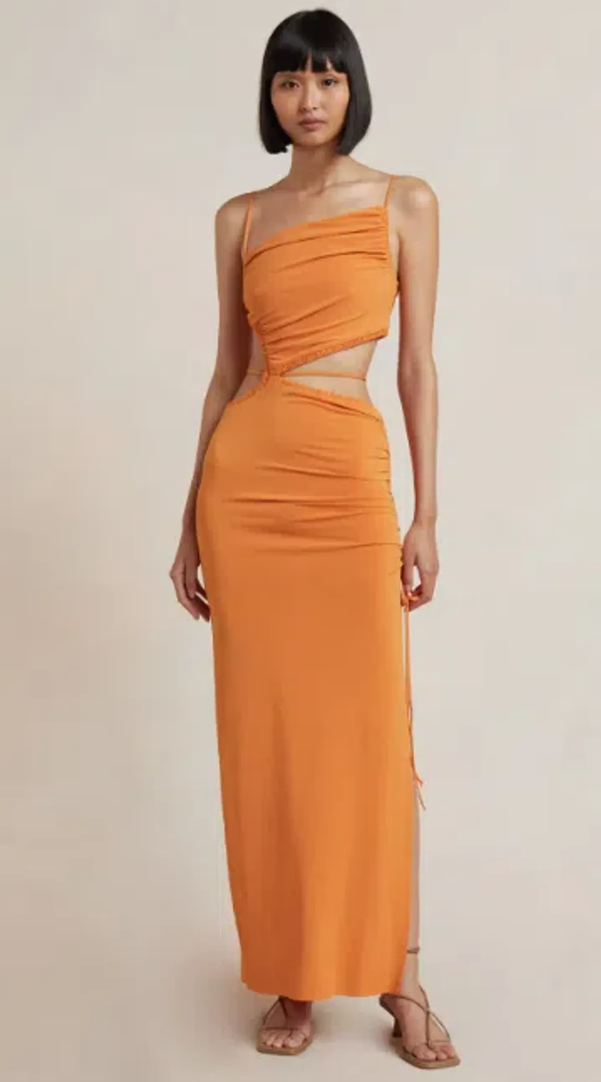 Bec & Bridge Dilkon Maxi Dress Orange Size 6 - Image 4