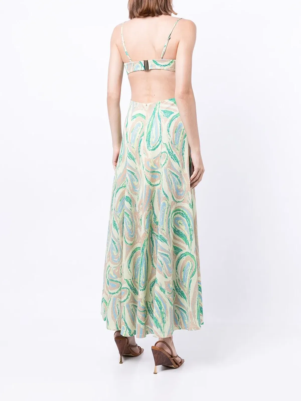 Alice McCall Swan Lake Midi Dress Citrus Size 12 AU - Image 3