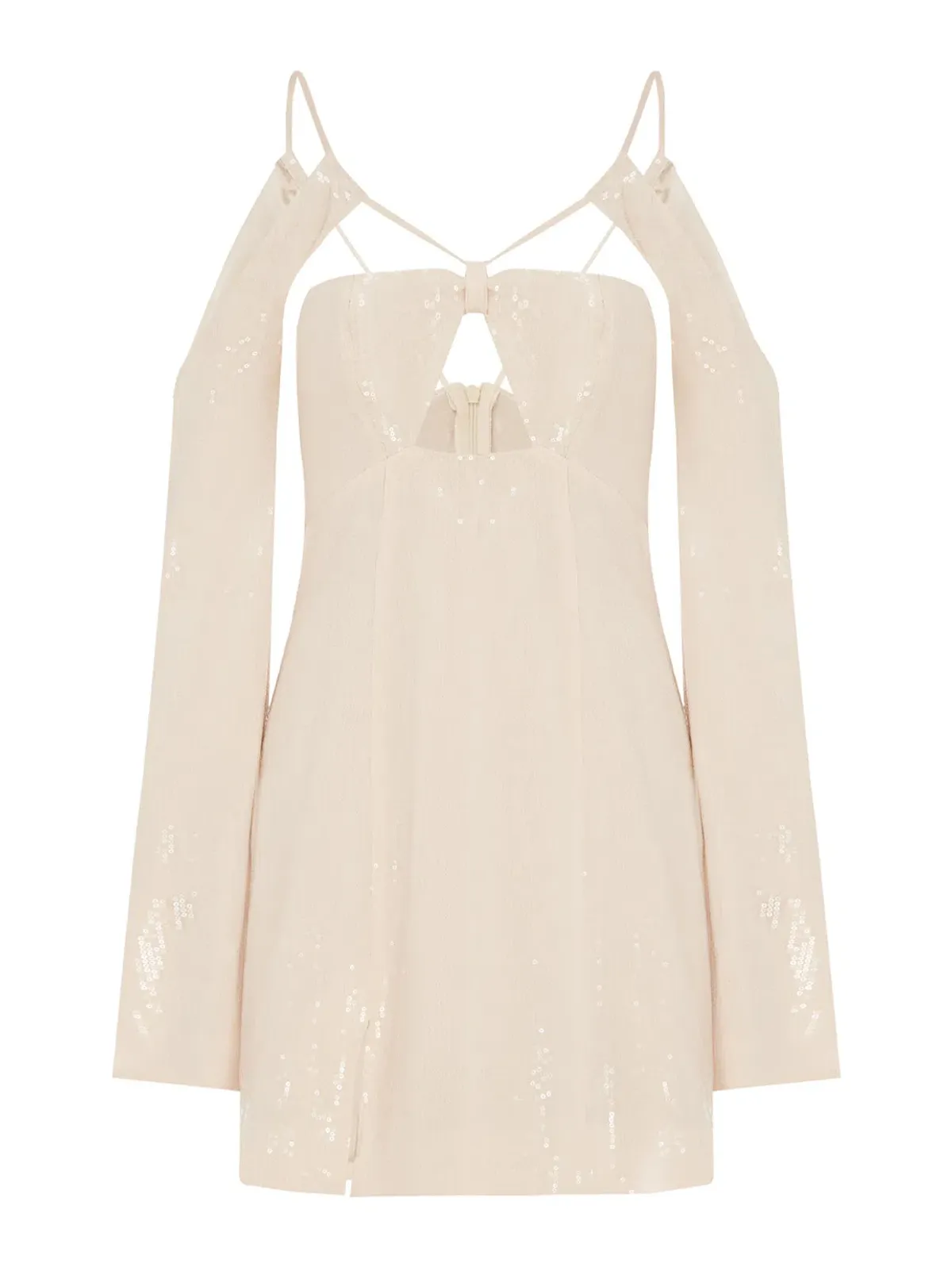 Alice McCall Night Sky Mini Dress in Chai Latte Size 10 AU - Image 6