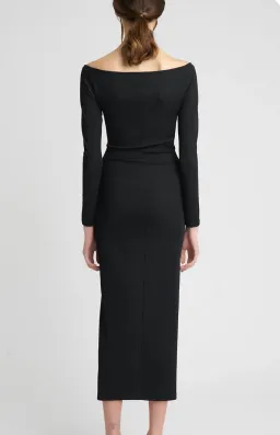 Nicola Finetti Romina Dress Black Size 10 for rent on The Volte - image 4