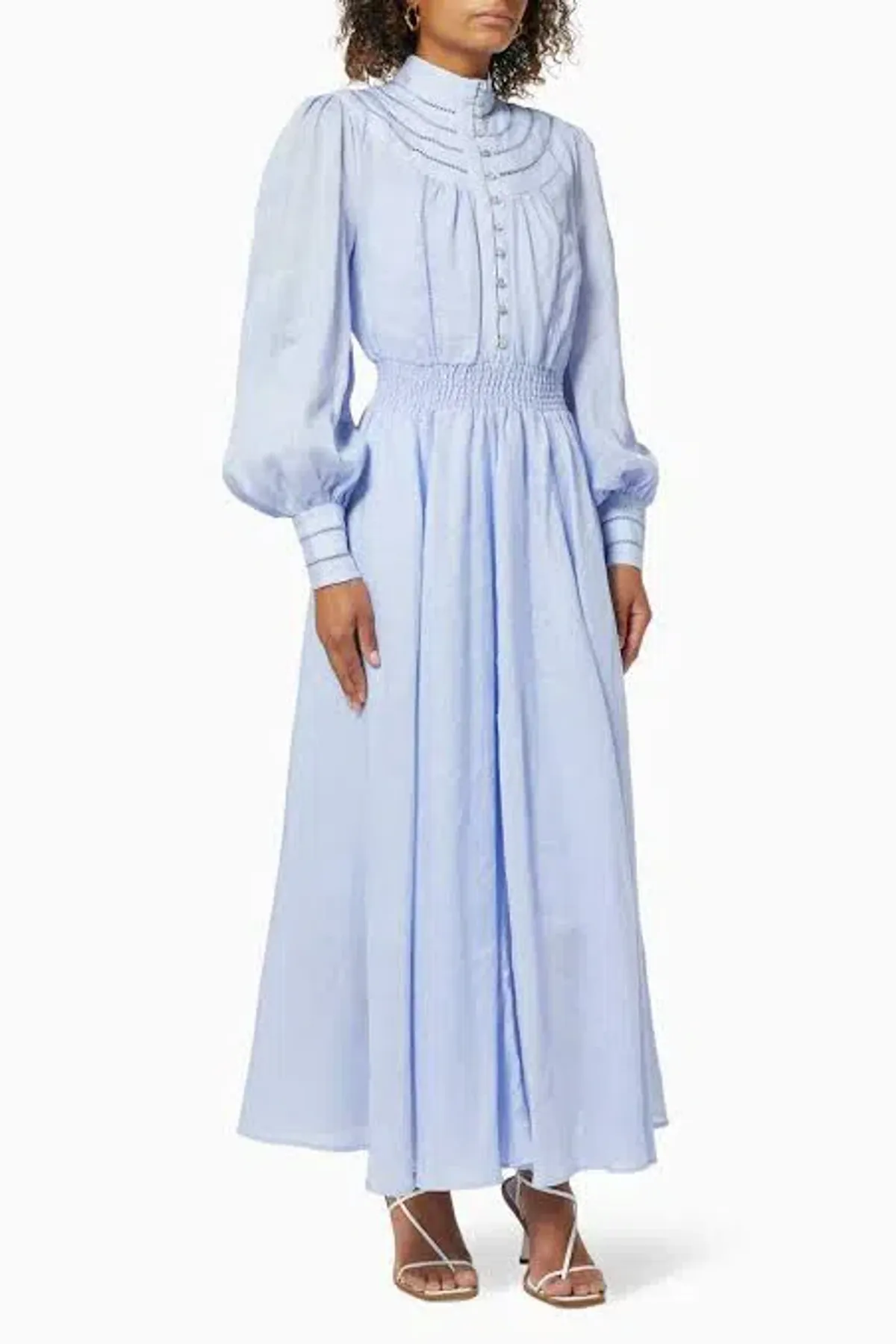 Alemais Felicia Midi Dress Blue Size 10 - Image 2