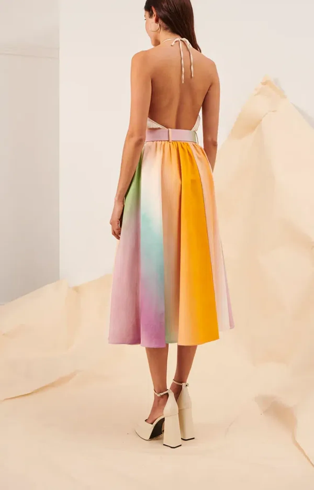 Kate Ford Corinth Maxi Skirt Multicoloured Size 4 / AU 14 - Image 2