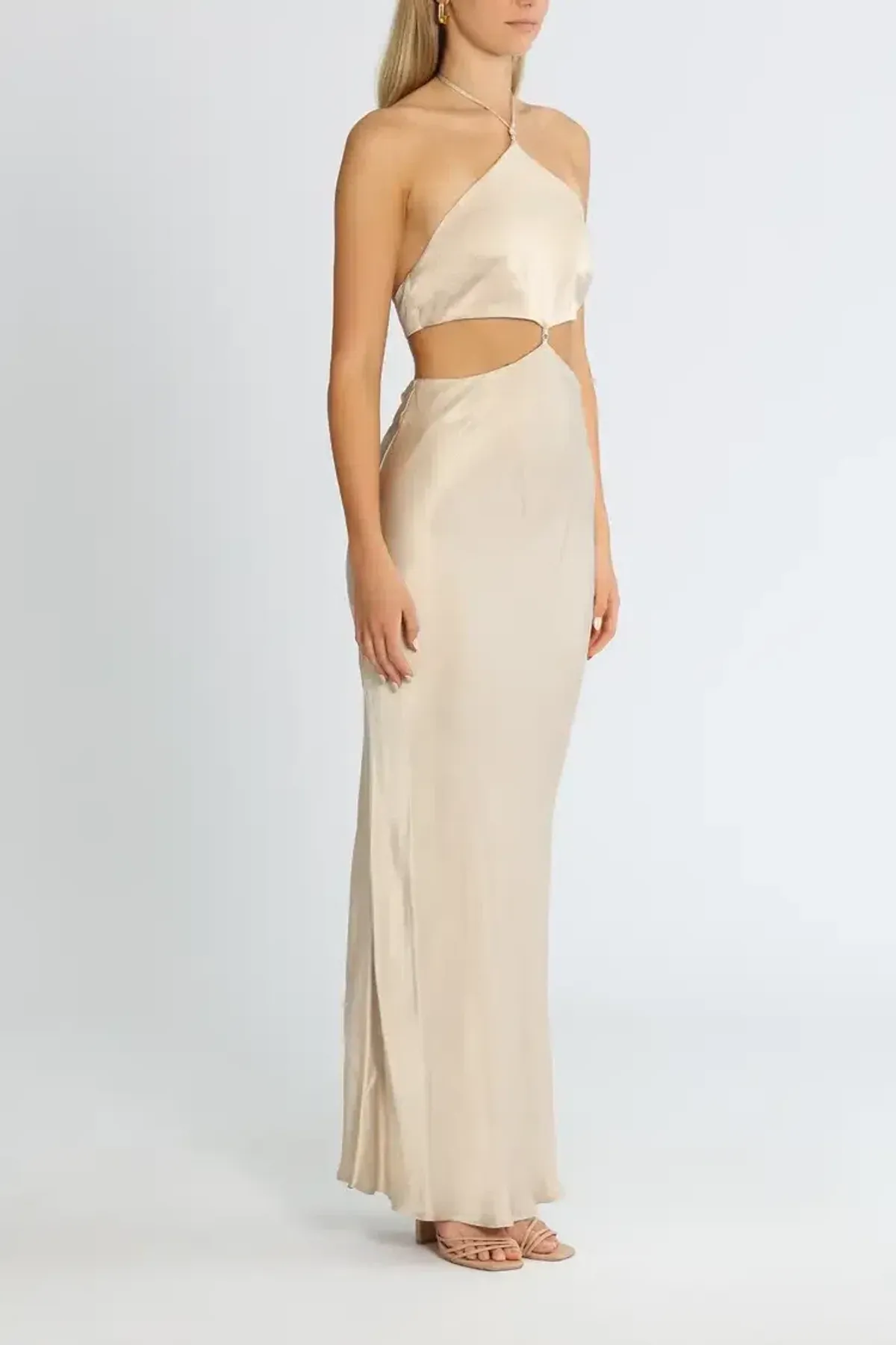 Bec & Bridge Kara Maxi Dress Sand Size 10  - Image 2