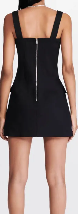 Dion Lee Frame Mini Dress Black Size 6 for rent on The Volte - image 3