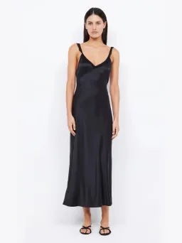 Bec & Bridge Archer Midi Dress Black Size AU 6 for rent on The Volte - image 1