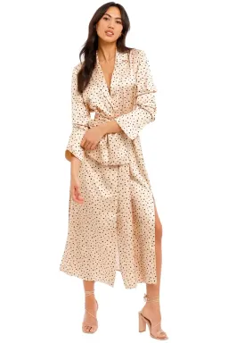 Significant Other Amara Dress Cream Black Polka Print Size 8 for rent on The Volte - image 4