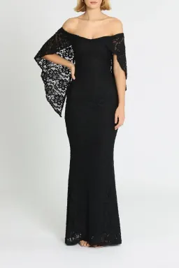 Pasduchas Flourish Gown Black Size 8 for rent on The Volte - image 1