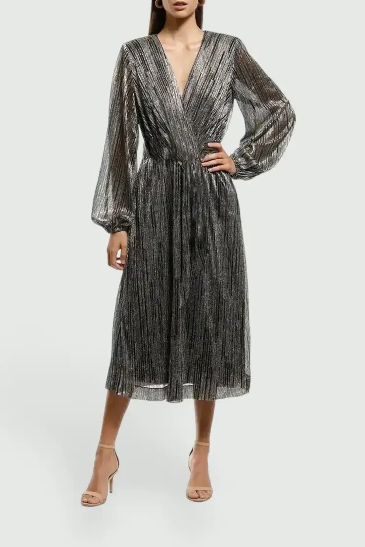 Rebecca Vallance Bellagio Dress Black and Gold Size 6 - Image 1