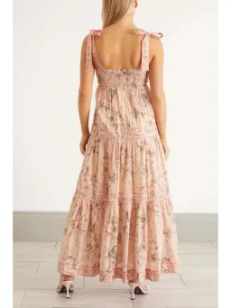  Zimmermann Moonshine Tie Shoulder Maxi Dress Floral Size 3 / AU 14 for rent on The Volte - image 2