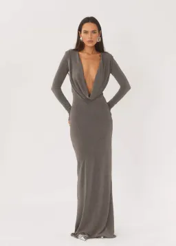 Arcina Ori Jen Dress Cool Grey Size 12 for rent on The Volte - image 1