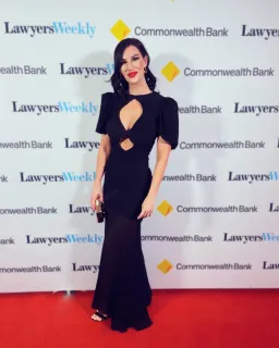 De La Vali Olympia Maxi Dress Black Size 8 for rent on The Volte - image 3