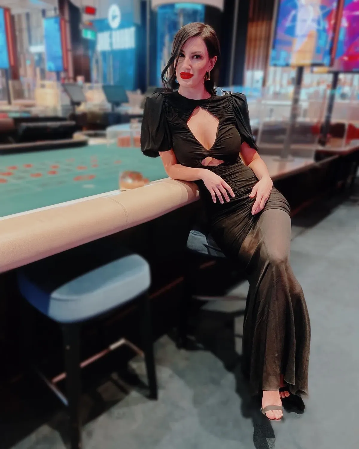 De La Vali Olympia Maxi Dress Black Size 8 - Image 4