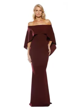 Pasduchas Composure Gown in Wine Size 6 for rent on The Volte - image 1