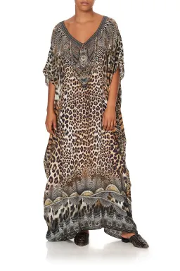 Camilla V Neck Silk Kaftan Call Of The Cathedral One Size for rent on The Volte - image 1