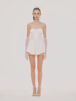 Nana Jacqueline Airina Mini Dress White Size 8 for rent on The Volte - image 1