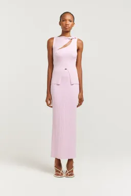 Henne Romee Knit Top and Skirt Set in Musk Size 8 for rent on The Volte - image 1